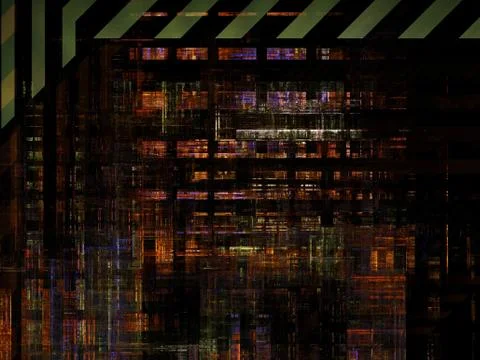 Technological Grunge Texture. Stock Illustration