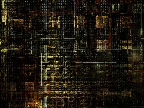 Technological Grunge Texture. Stock Illustration