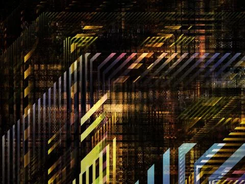 Technological Grunge Texture. Stock Illustration