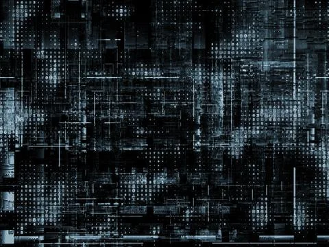Technological Grunge Texture. Stock Illustration