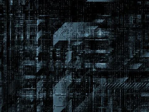 Technological Grunge Texture. イラスト素材