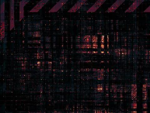 Technological Grunge Texture. Illustrazione stock