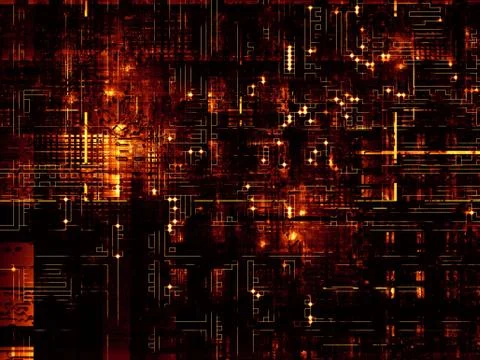 Technological Grunge Texture. Stock Illustration