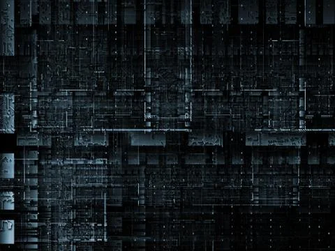 Technological Grunge Texture. Stock Illustration