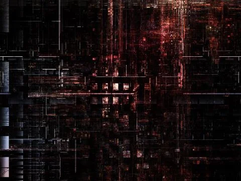 Technological Grunge Texture. Stock Illustration