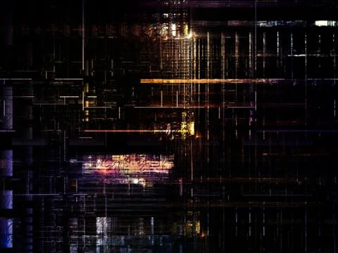 Technological Grunge Texture. Stock Illustration