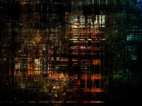 Technological Grunge Texture. Stock Illustration