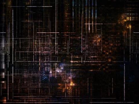 Technological Grunge Texture. Stock Illustration