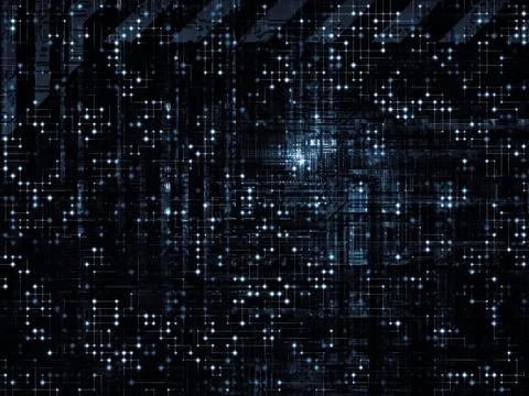 Technological Grunge Texture. Stock Illustration