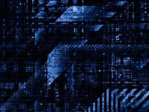 Technological Grunge Texture. Stock Illustration