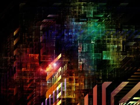 Technological Grunge Texture. Stock Illustration