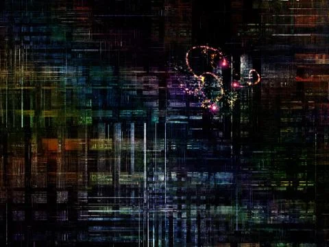 Technological Grunge Texture. 스톡 일러스트