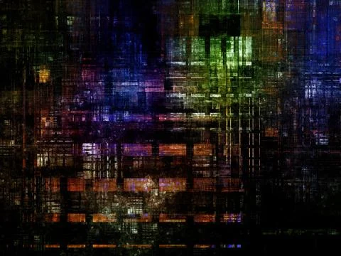 Technological Grunge Texture. Stock Illustration