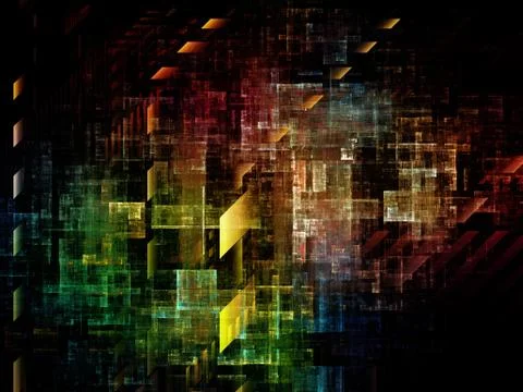 Technological Grunge Texture. Stock Illustration