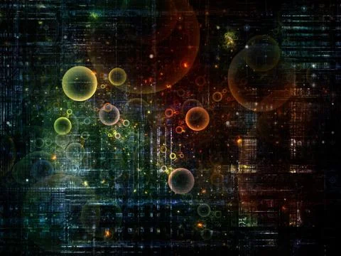 Technological Grunge Texture. Stock Illustration
