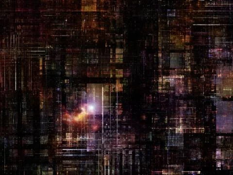 Technological Grunge Texture. Illustrazione stock