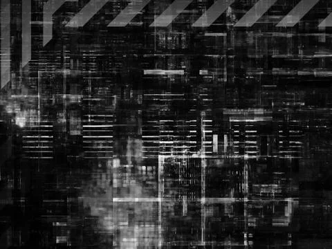 Technological Grunge Texture. Stock Illustration