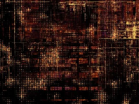 Technological Grunge Texture. Stock Illustration