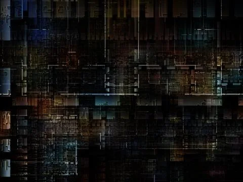 Technological Grunge Texture. Stock Illustration