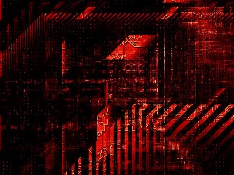 Technological Grunge Texture. Illustrazione stock