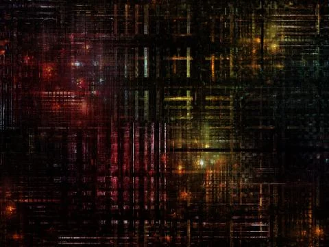 Technological Grunge Texture. Stock Illustration