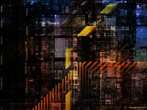 Technological Grunge Texture. Illustrazione stock