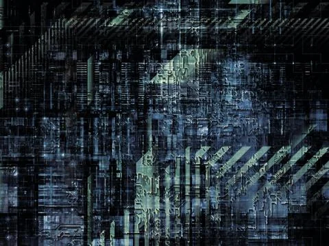 Technological Grunge Texture. イラスト素材