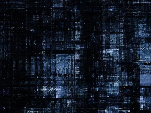 Technological Grunge Texture. Illustration