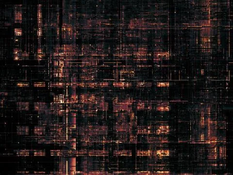 Technological Grunge Texture. Illustrazione stock
