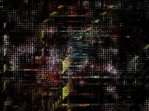 Technological Grunge Texture. Stock-Illustration