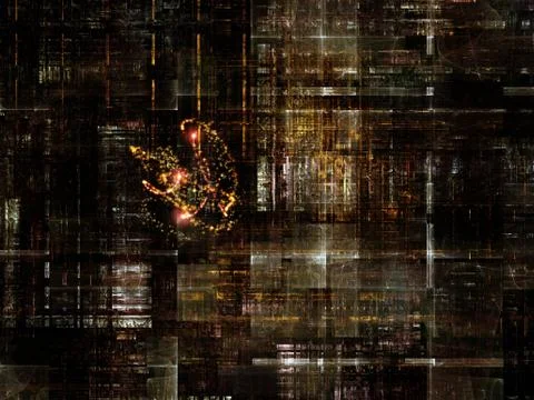 Technological Grunge Texture. Stock Illustration