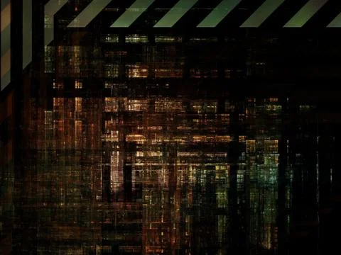 Technological Grunge Texture. イラスト素材