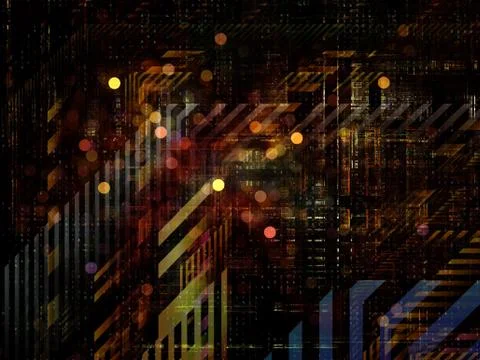 Technological Grunge Texture. イラスト素材