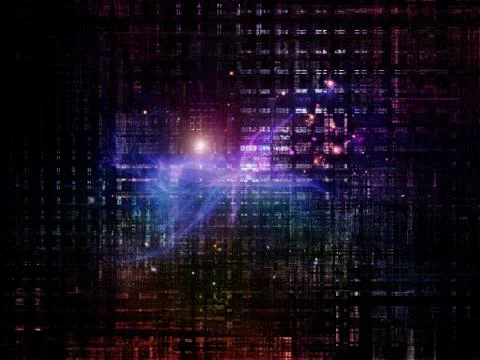 Technological Grunge Texture. Stock Illustration