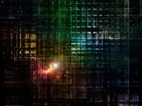 Technological Grunge Texture. Stock Illustration