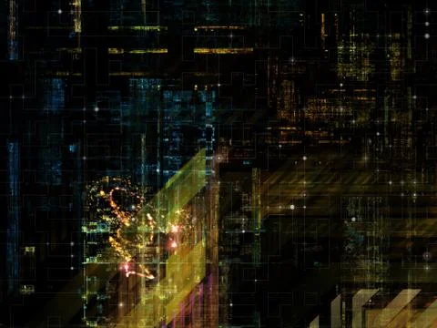 Technological Grunge Texture. Stock Illustration