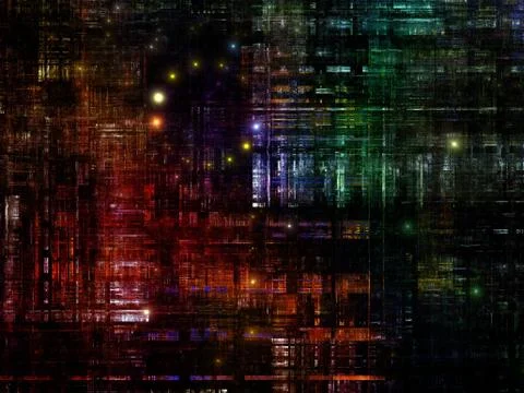 Technological Grunge Texture. Illustrazione stock