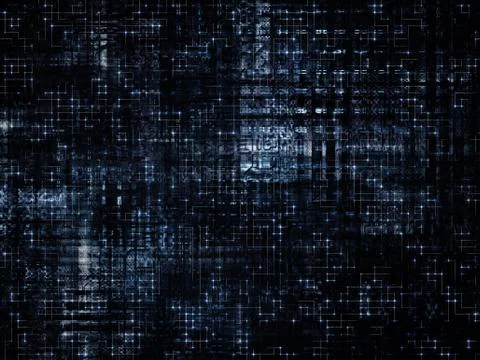 Technological Grunge Texture. Stock Illustration