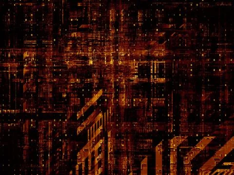 Technological Grunge Texture. Illustrazione stock