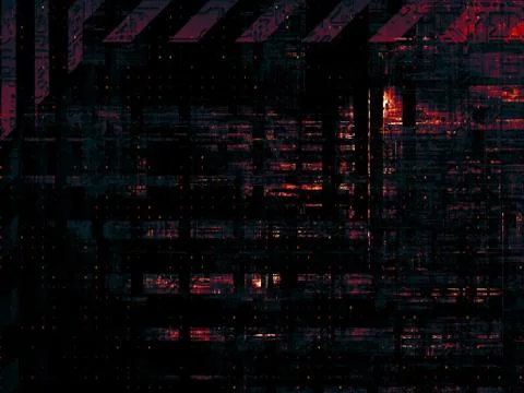 Technological Grunge Texture. Illustrazione stock