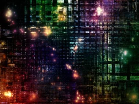 Technological Grunge Texture. 스톡 일러스트