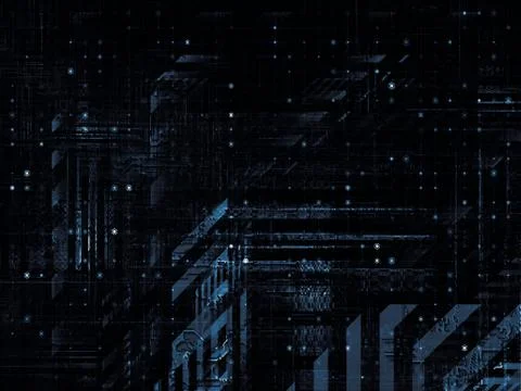 Technological Grunge Texture. Illustrazione stock