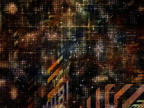 Technological Grunge Texture. Illustrazione stock