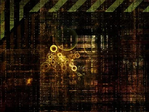 Technological Grunge Texture. 스톡 일러스트