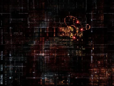 Technological Grunge Texture. Stock Illustration