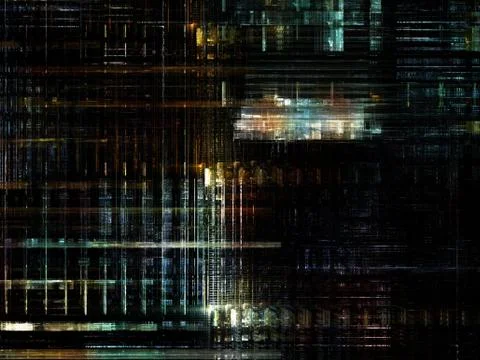 Technological Grunge Texture. Stock Illustration