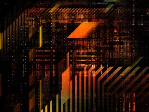 Technological Grunge Texture. Stock-Illustration