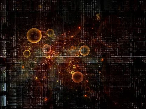 Technological Grunge Texture. Stock Illustration