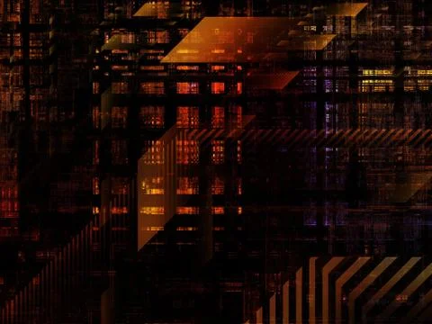 Technological Grunge Texture. Illustrazione stock