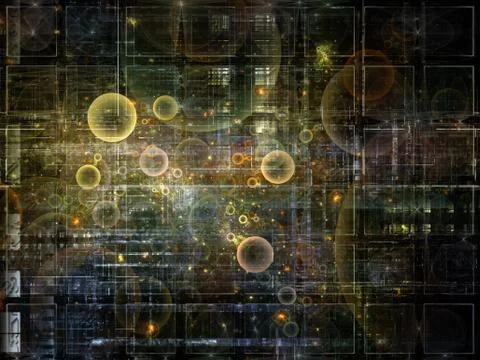 Technological Grunge Texture. Stock Illustration